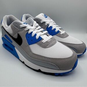Nike Air Max 90 Men's Size 10 White Photo Blue FN6958-102